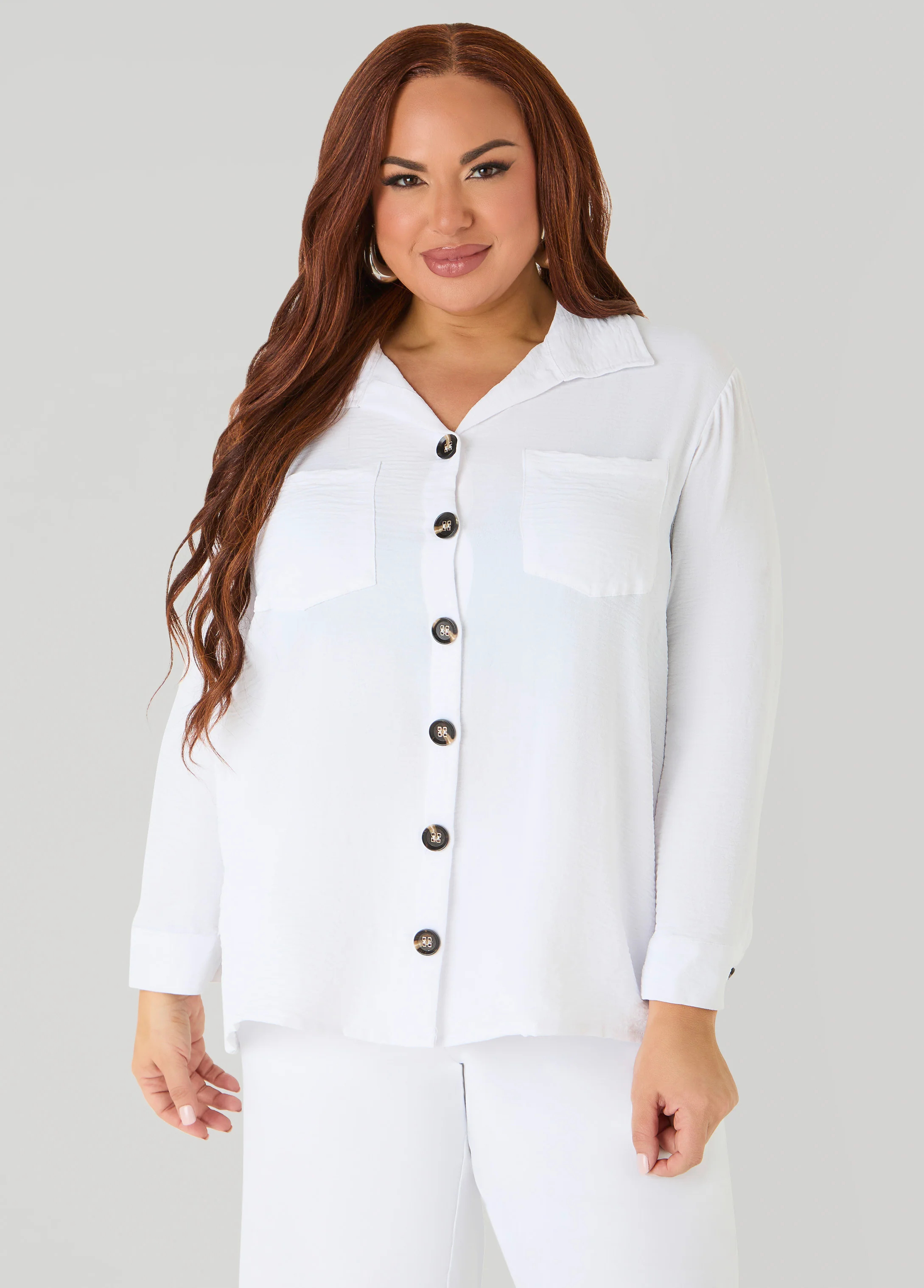 Textured Collared Shirt - Image 5