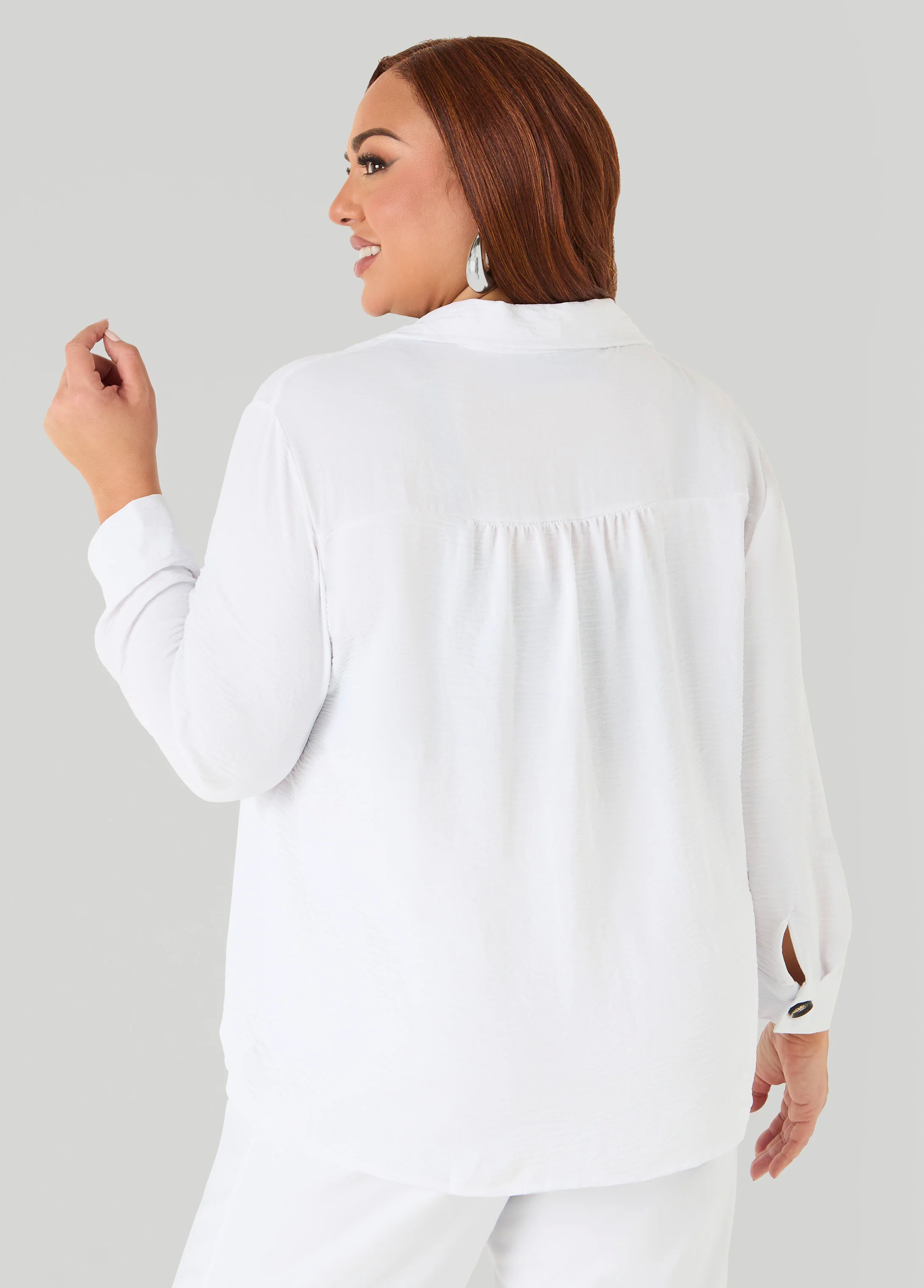 Textured Collared Shirt - Image 6