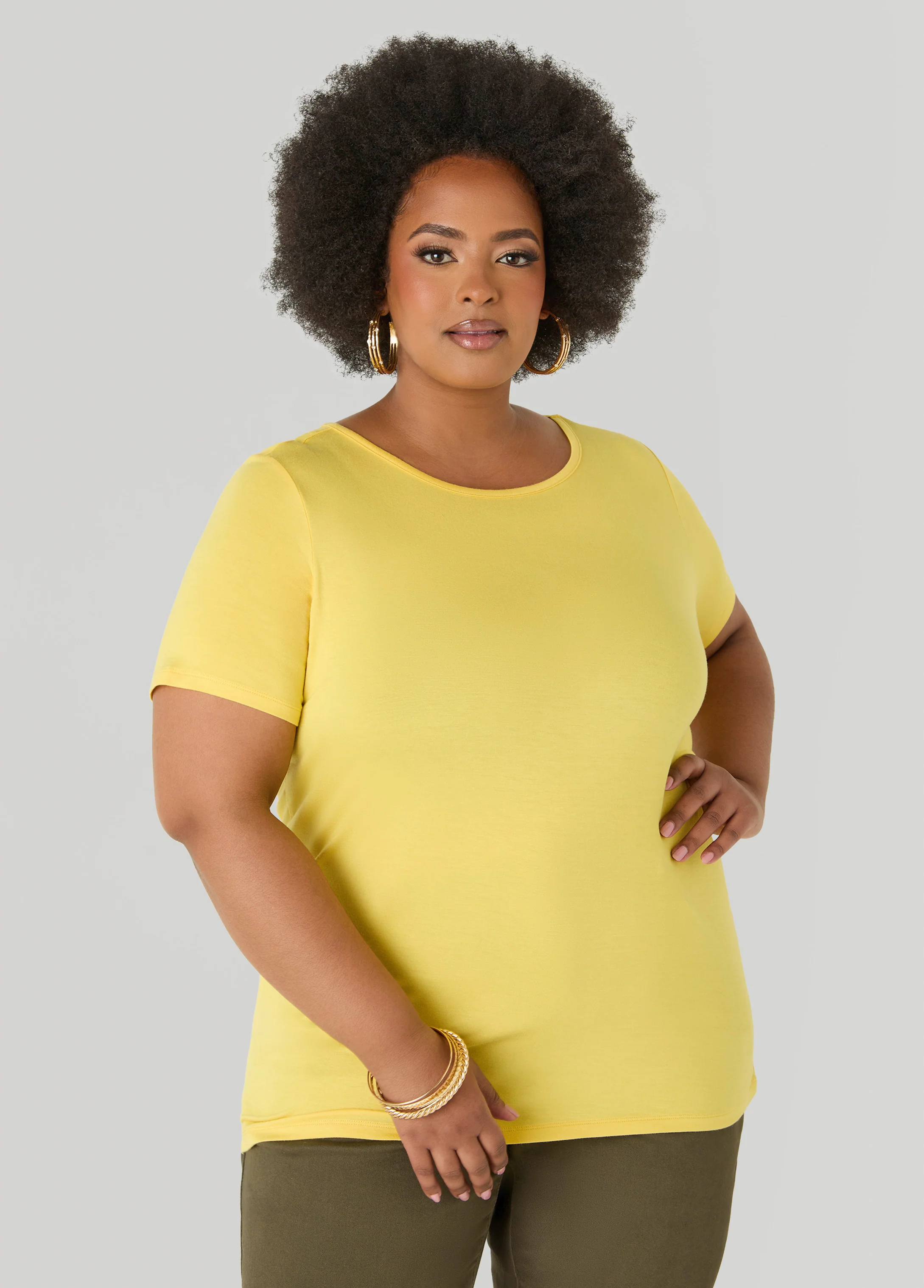 The Basic Crewneck Jersey Tee - Image 12