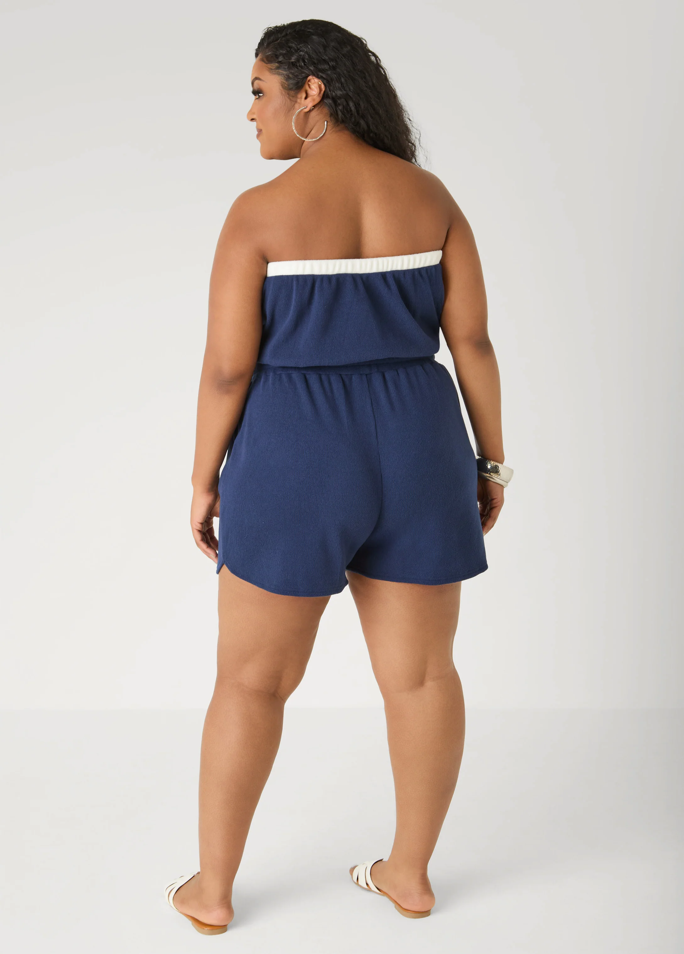 Moon To Noon Strapless Romper - Image 6