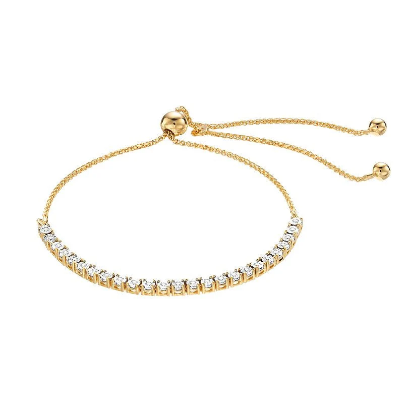 Lab Grown Diamond Bolo Bracelet - Image 3