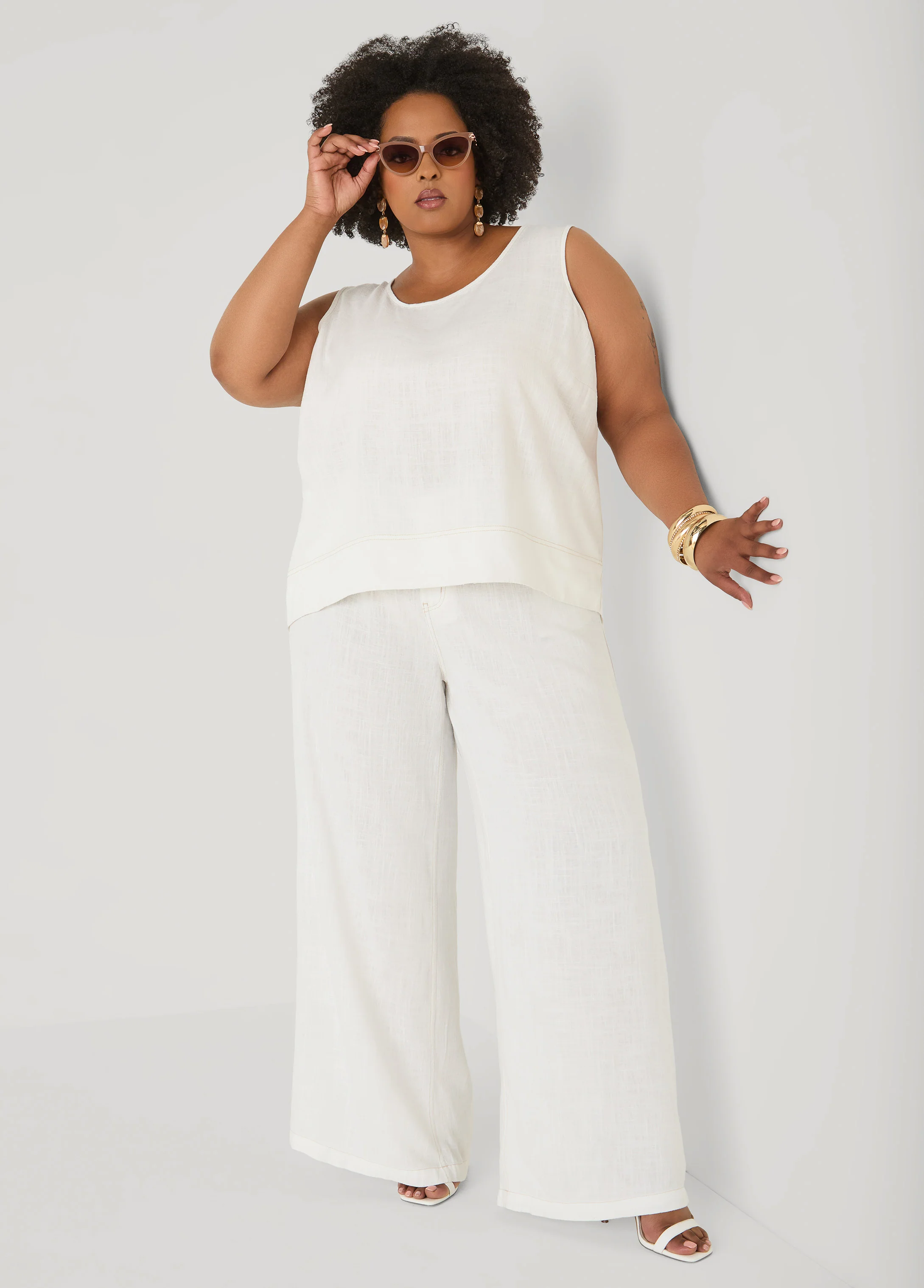 Linen Blend Top - Image 3