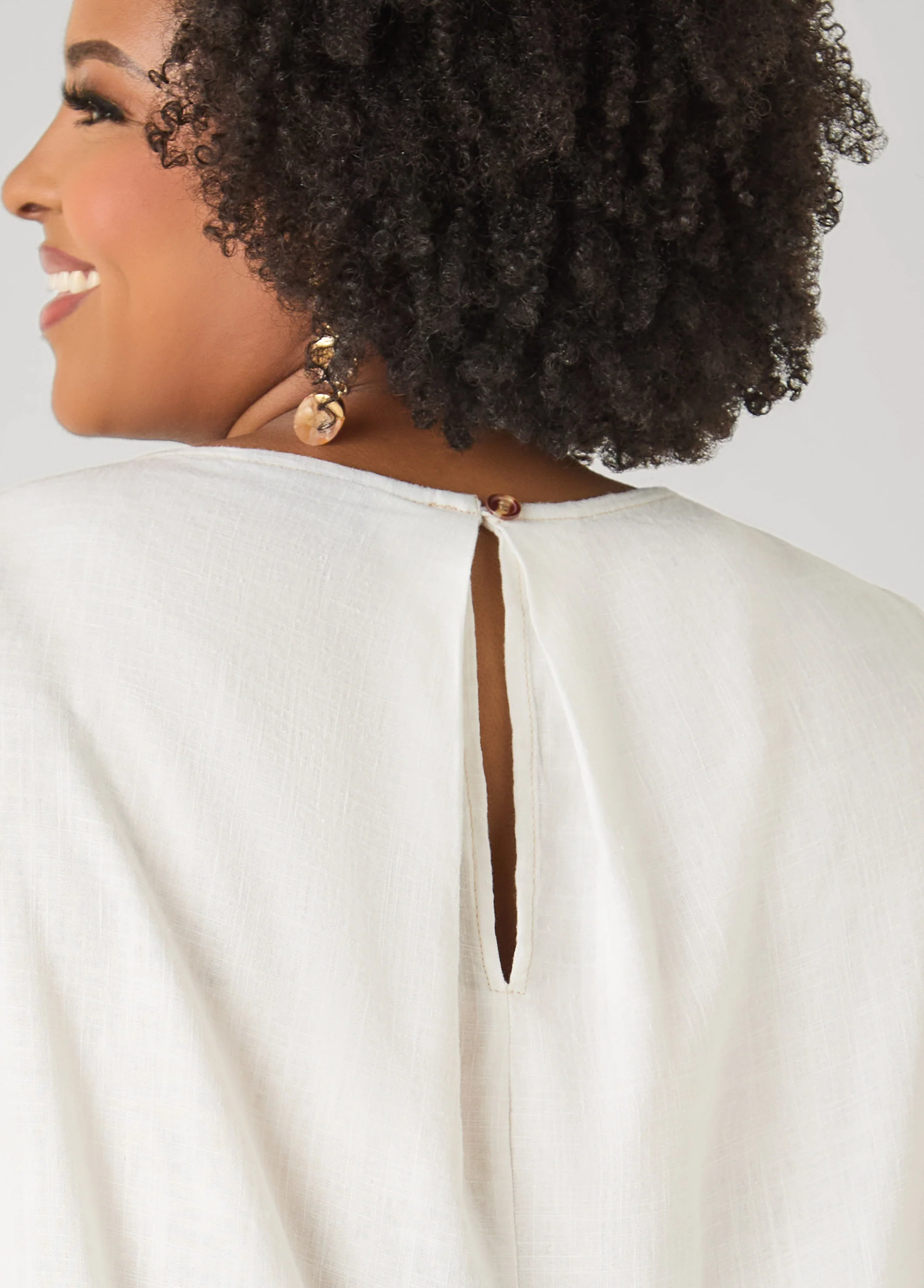 Linen Blend Top - Image 4