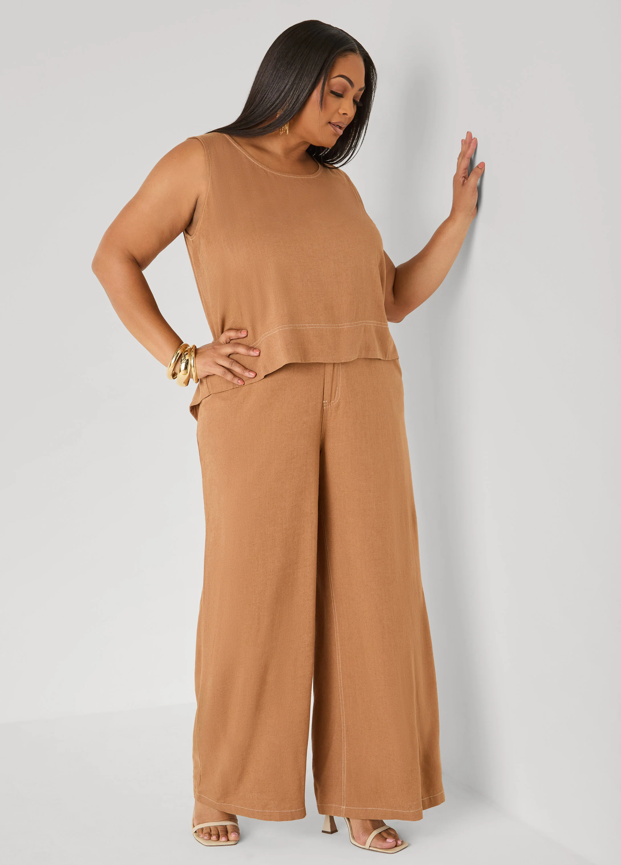 Linen Blend Top - Image 7