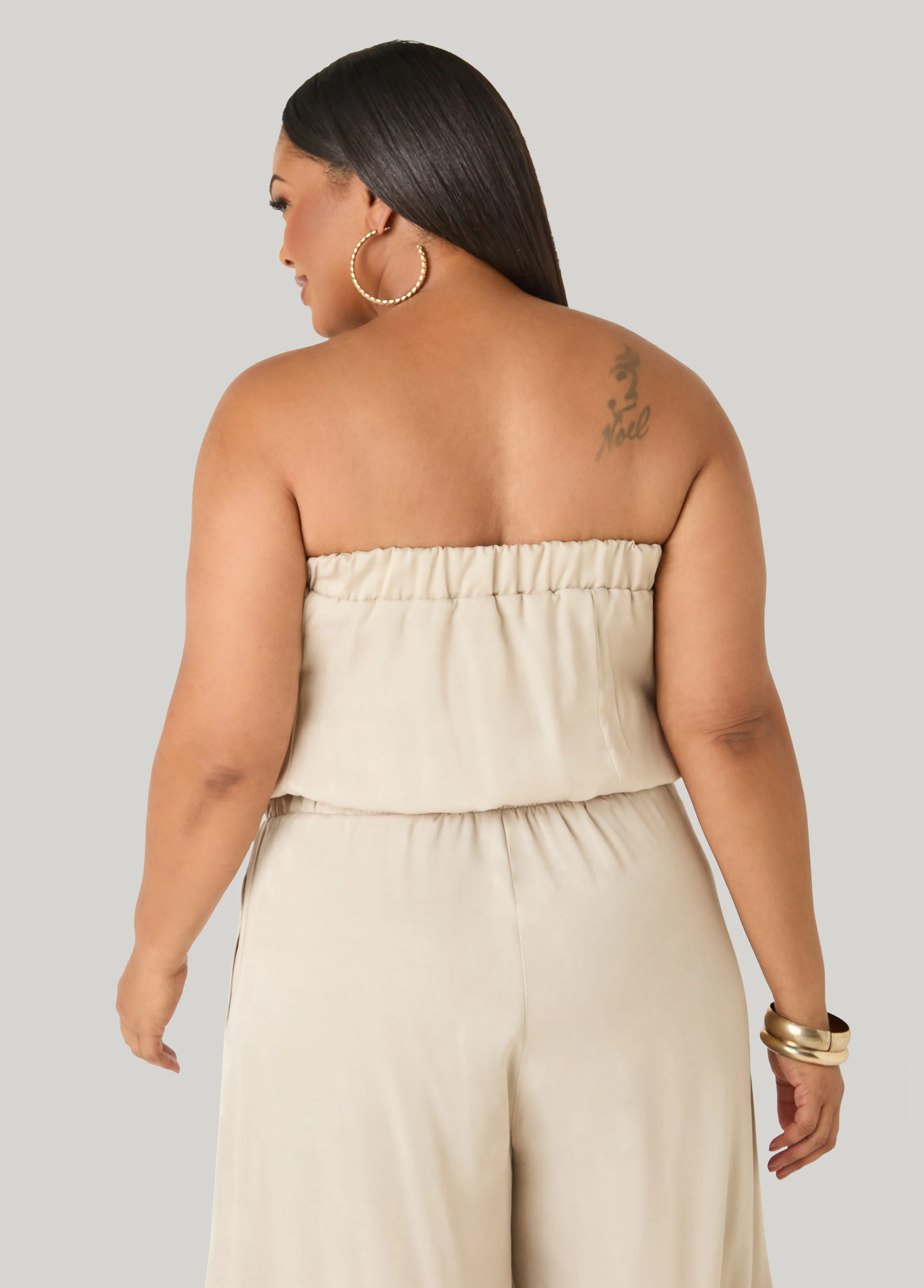 Sage Green Bubble Tube Top - Image 10