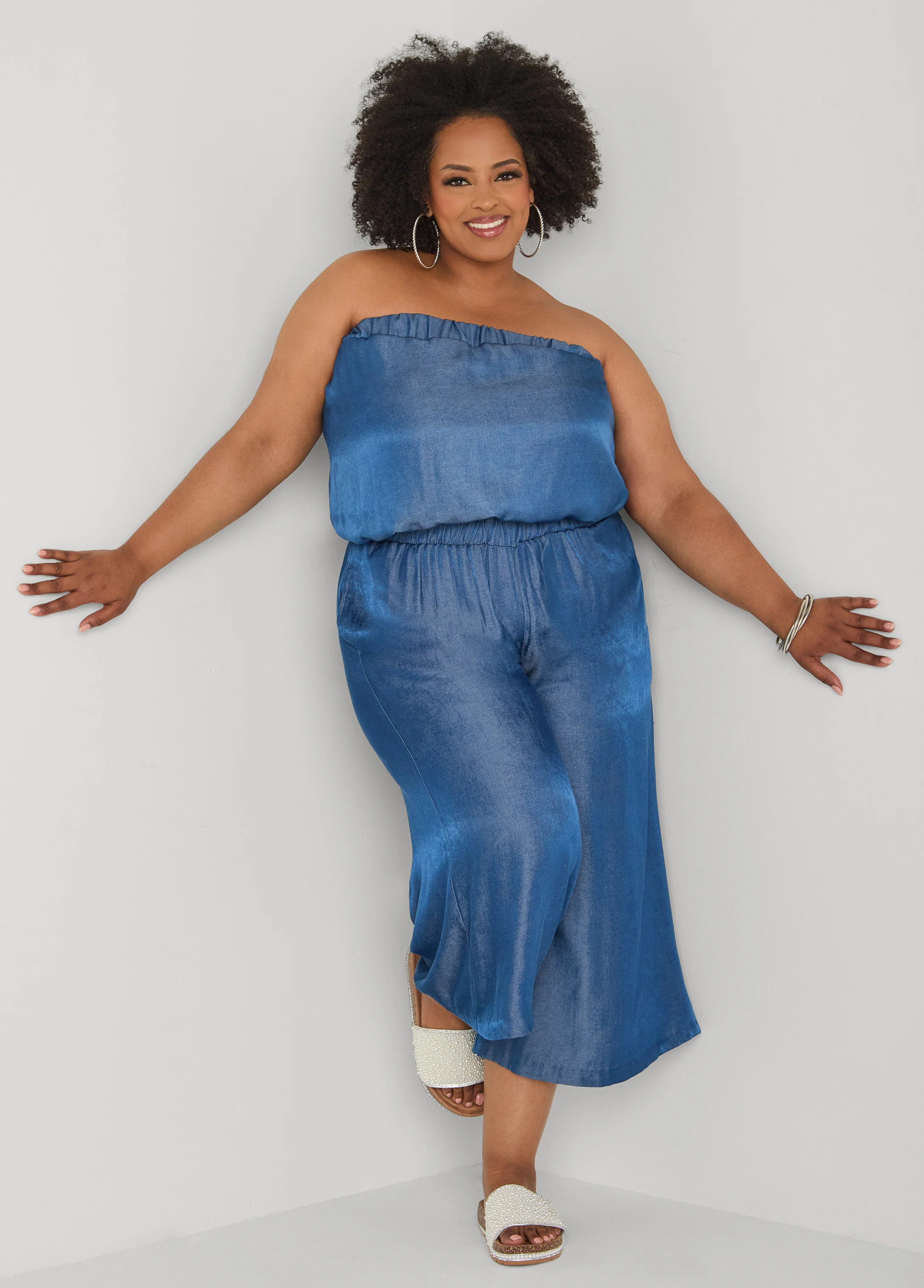 Sage Green Bubble Tube Top - Image 4