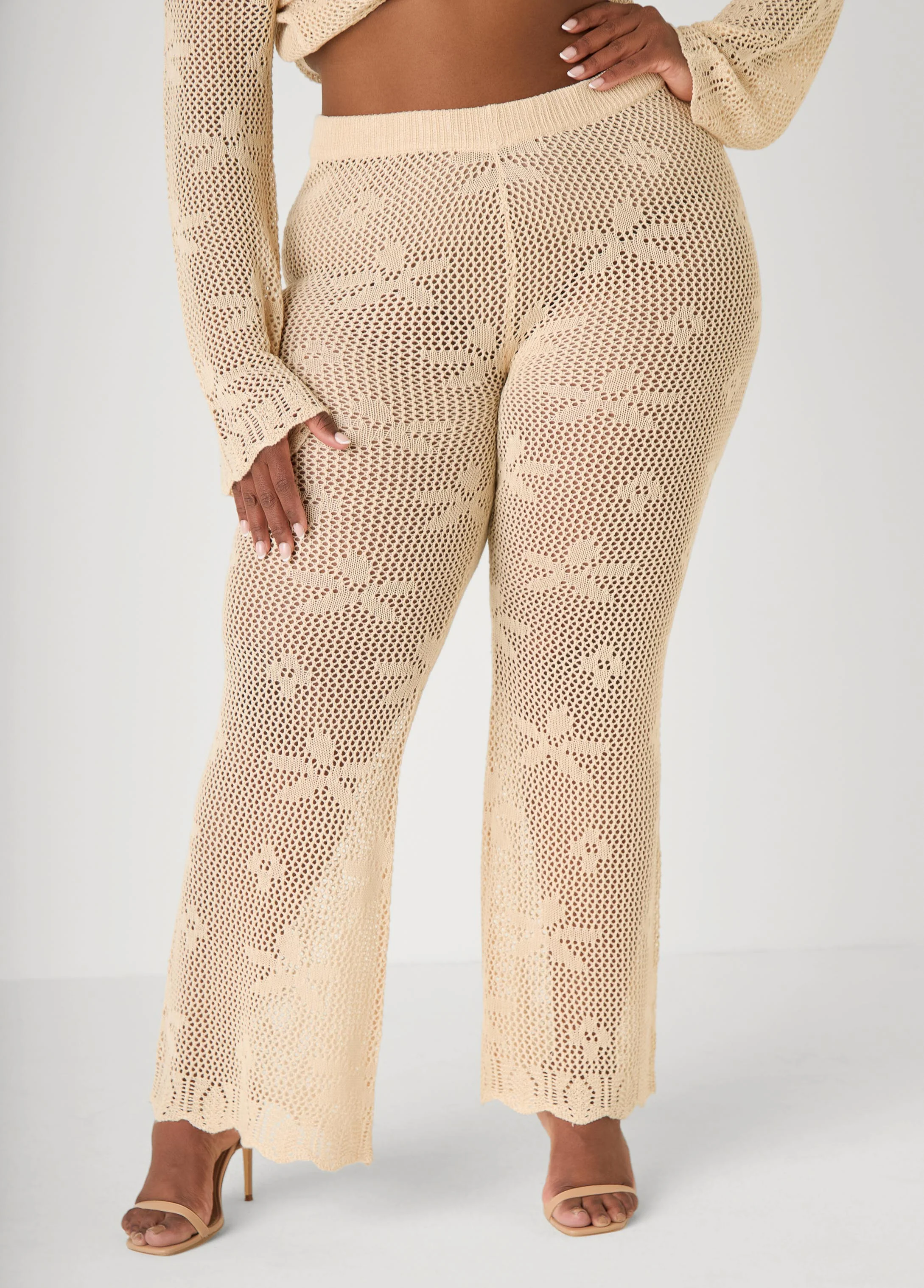 Crochet Wide Leg Pants - Image 4