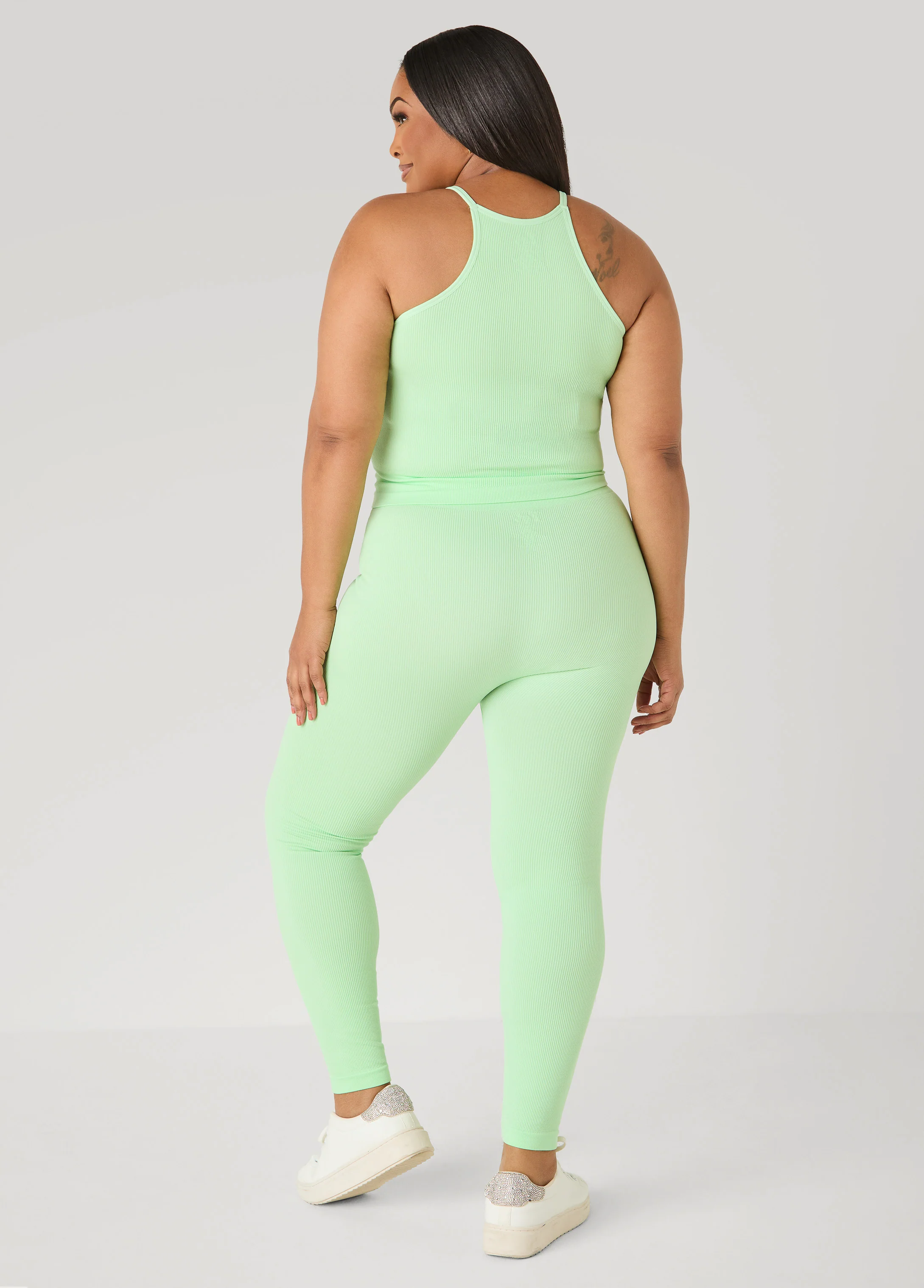 Ribbed Tank And Leggings Set - Image 5