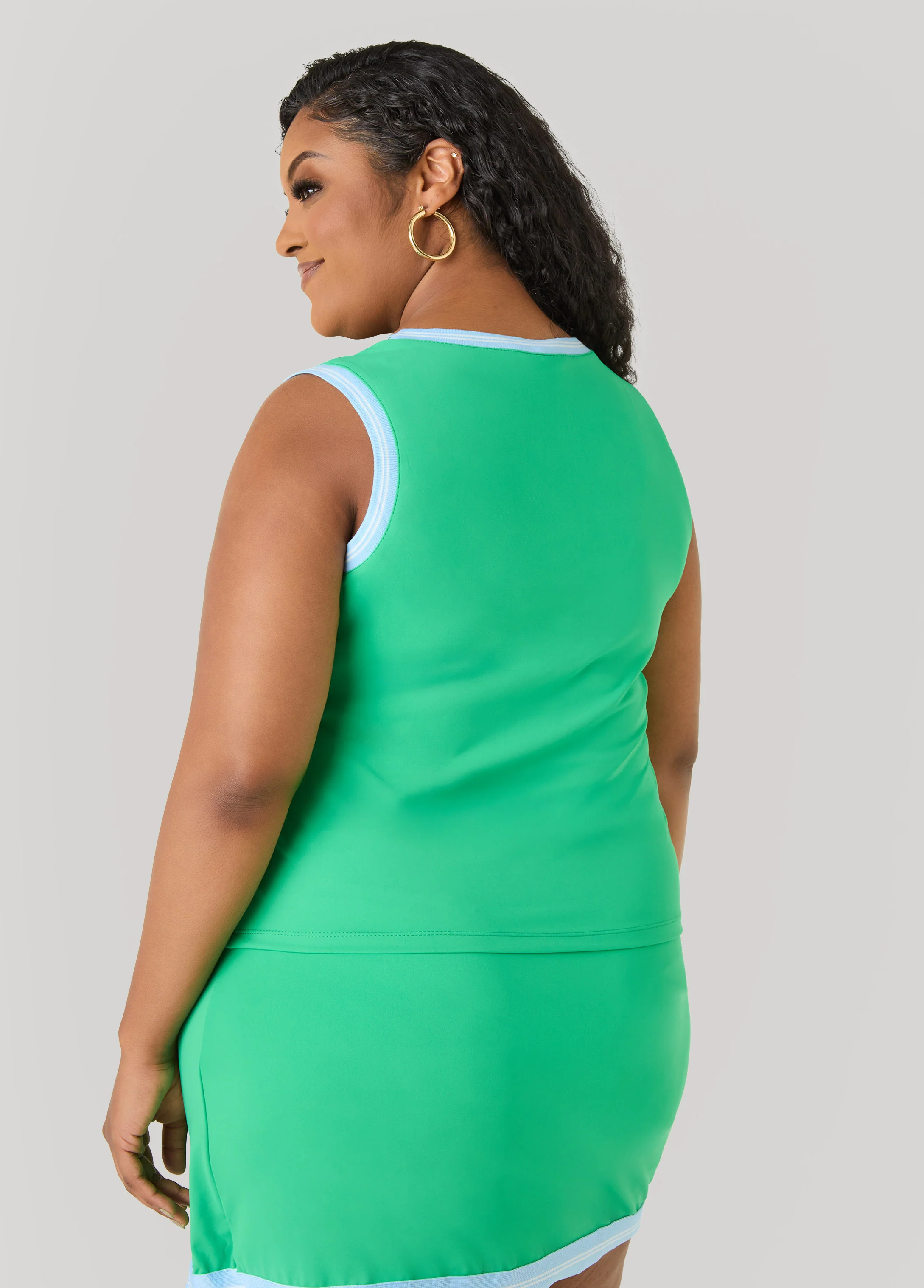 Two Tone Tennis Tank - Image 11
