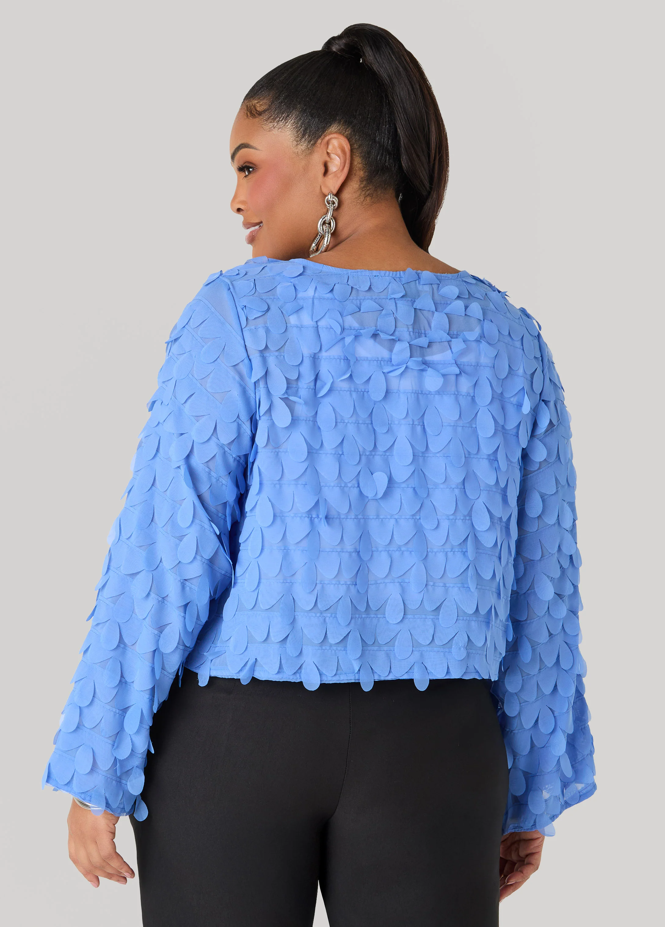 Cropped Petal Jacket - Image 5