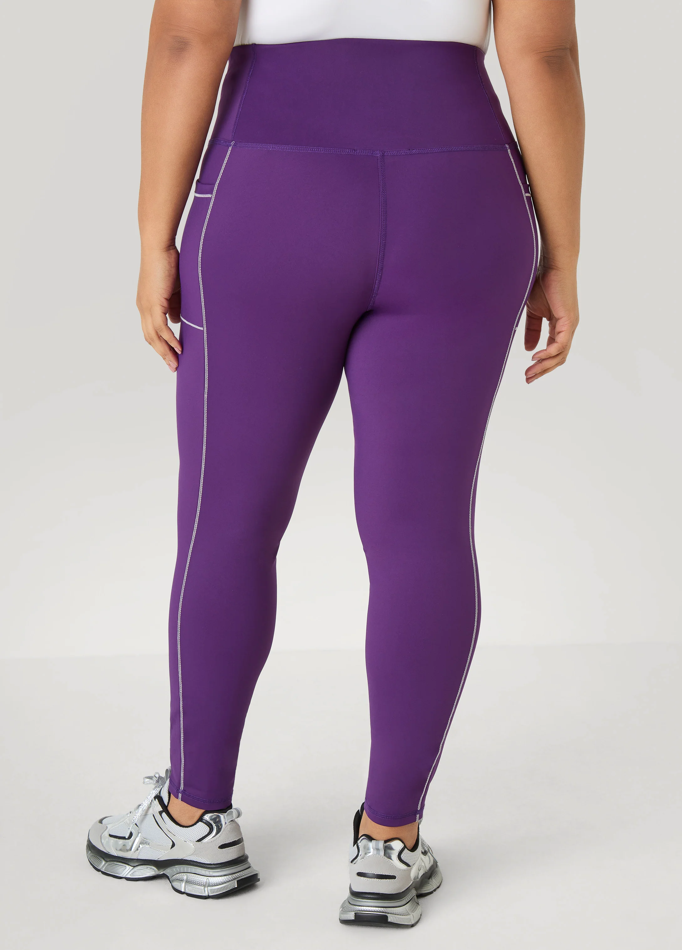 Piped High Waist Leggings - Image 6