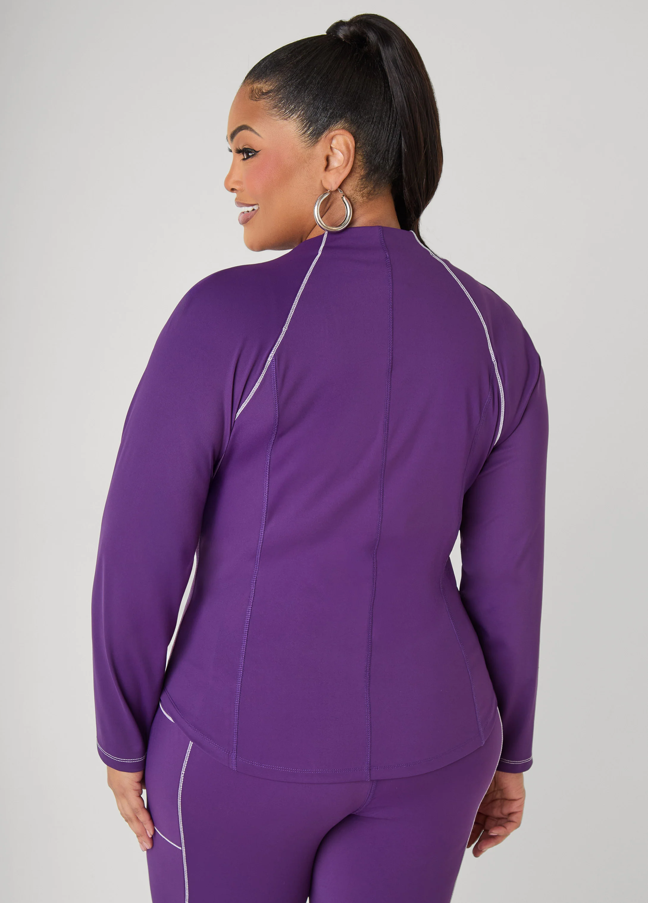 Piped Zip Front Track Jacket - Image 6