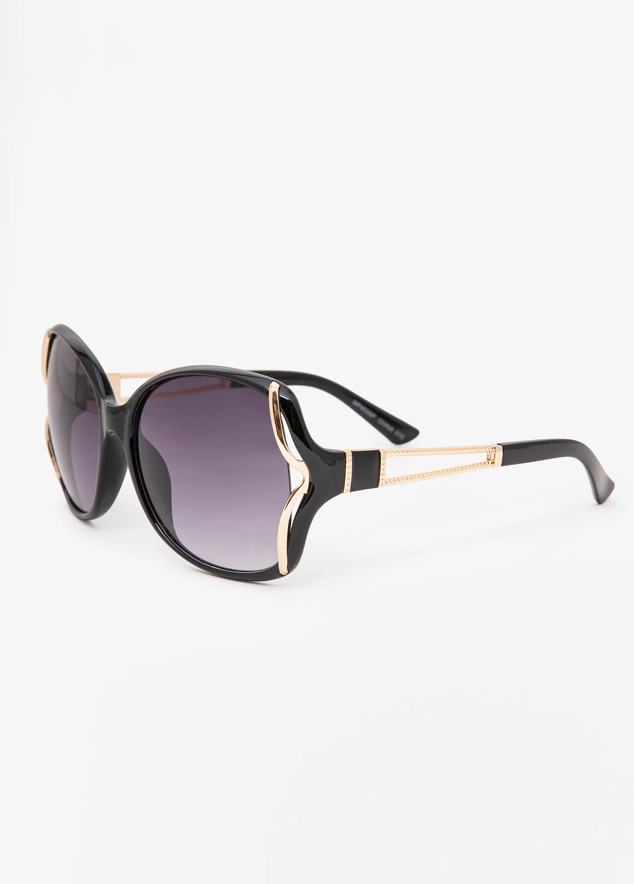 Cutout Round Sunglasses - Image 3