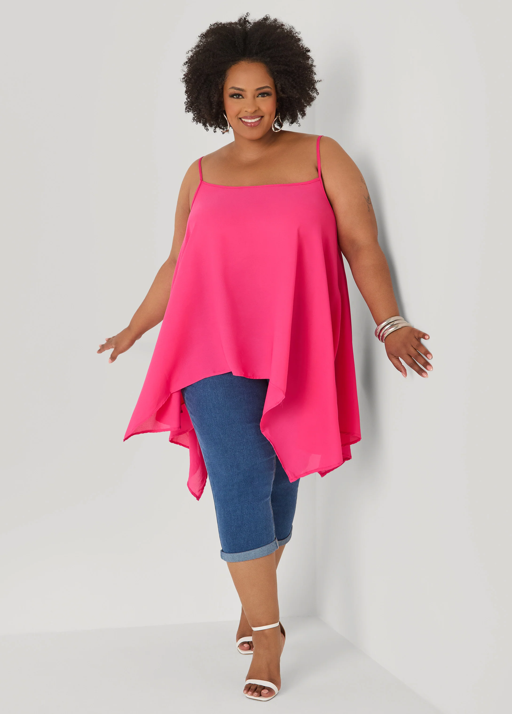 Crepe Handkerchief Tank - Image 11