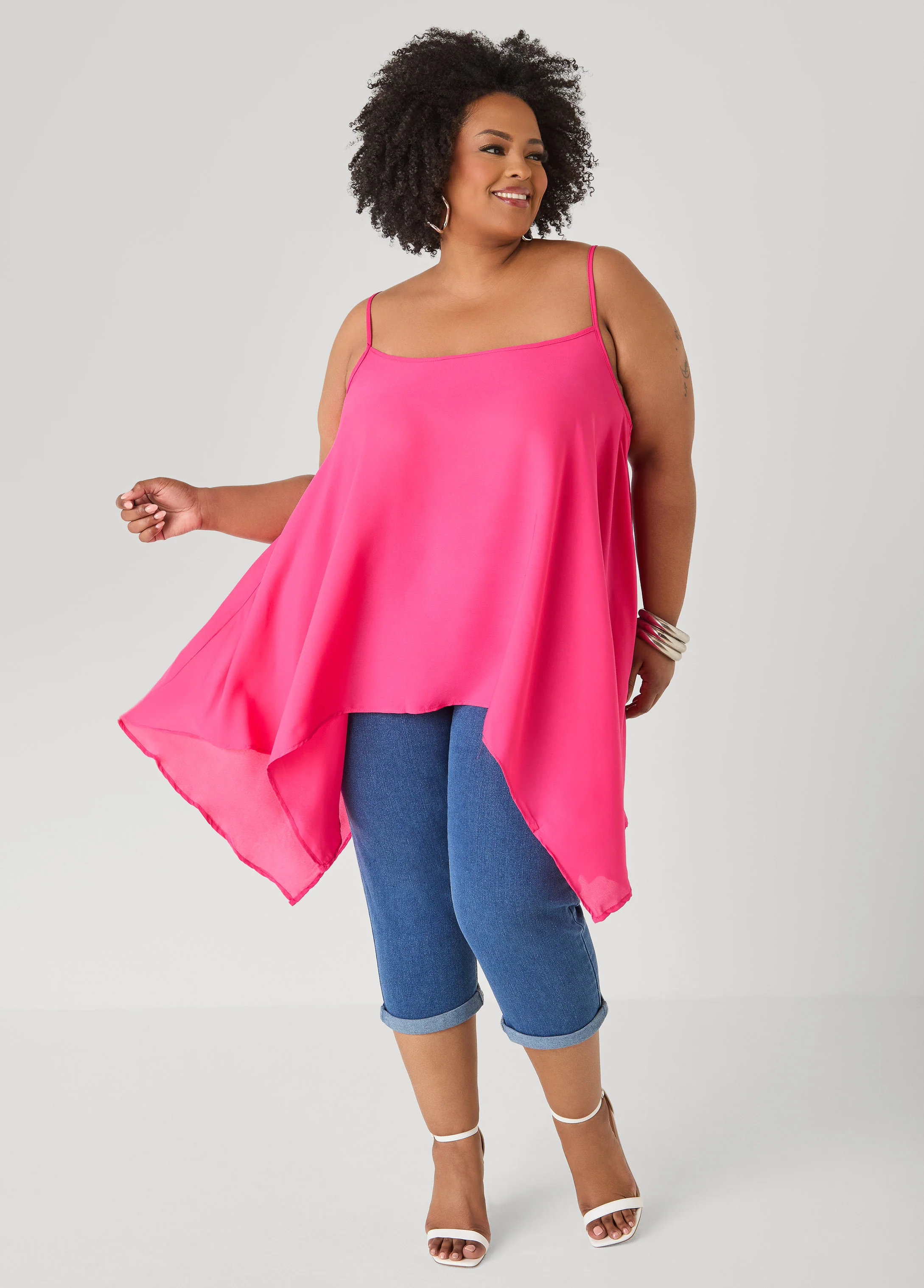 Crepe Handkerchief Tank - Image 9