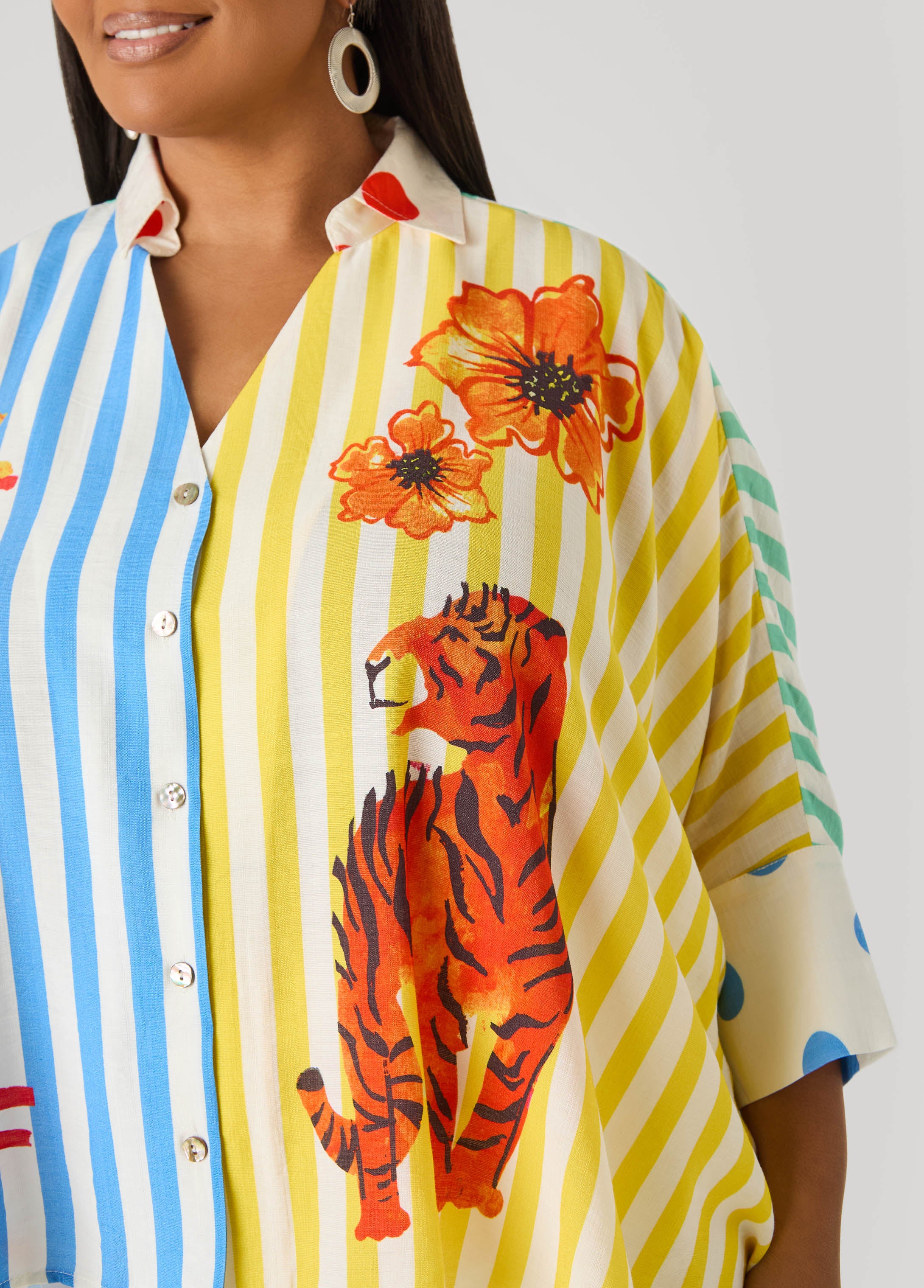 Wonderland Printed Shirt - Image 4