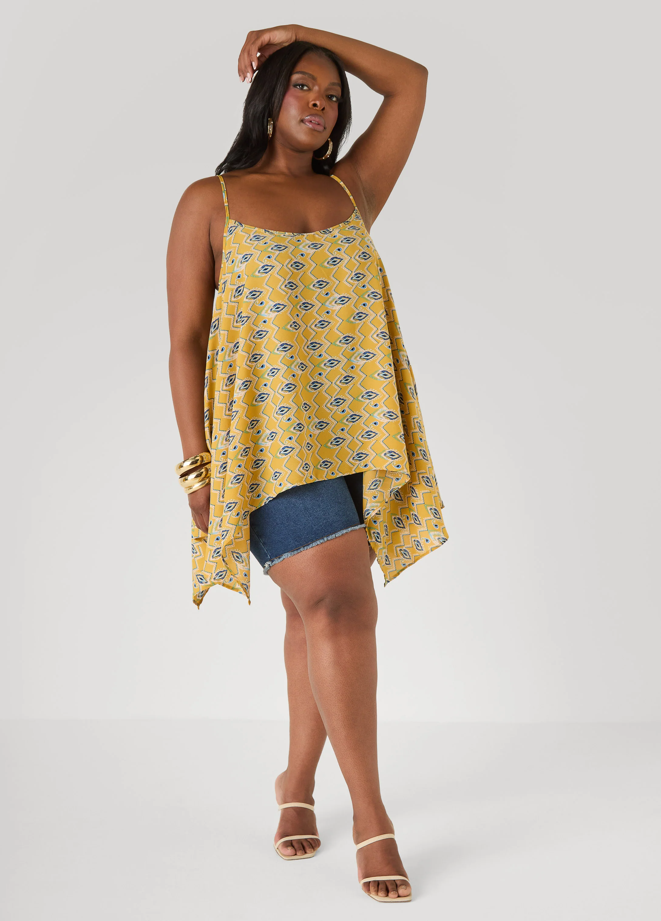 Printed Handkerchief Tank - Image 12