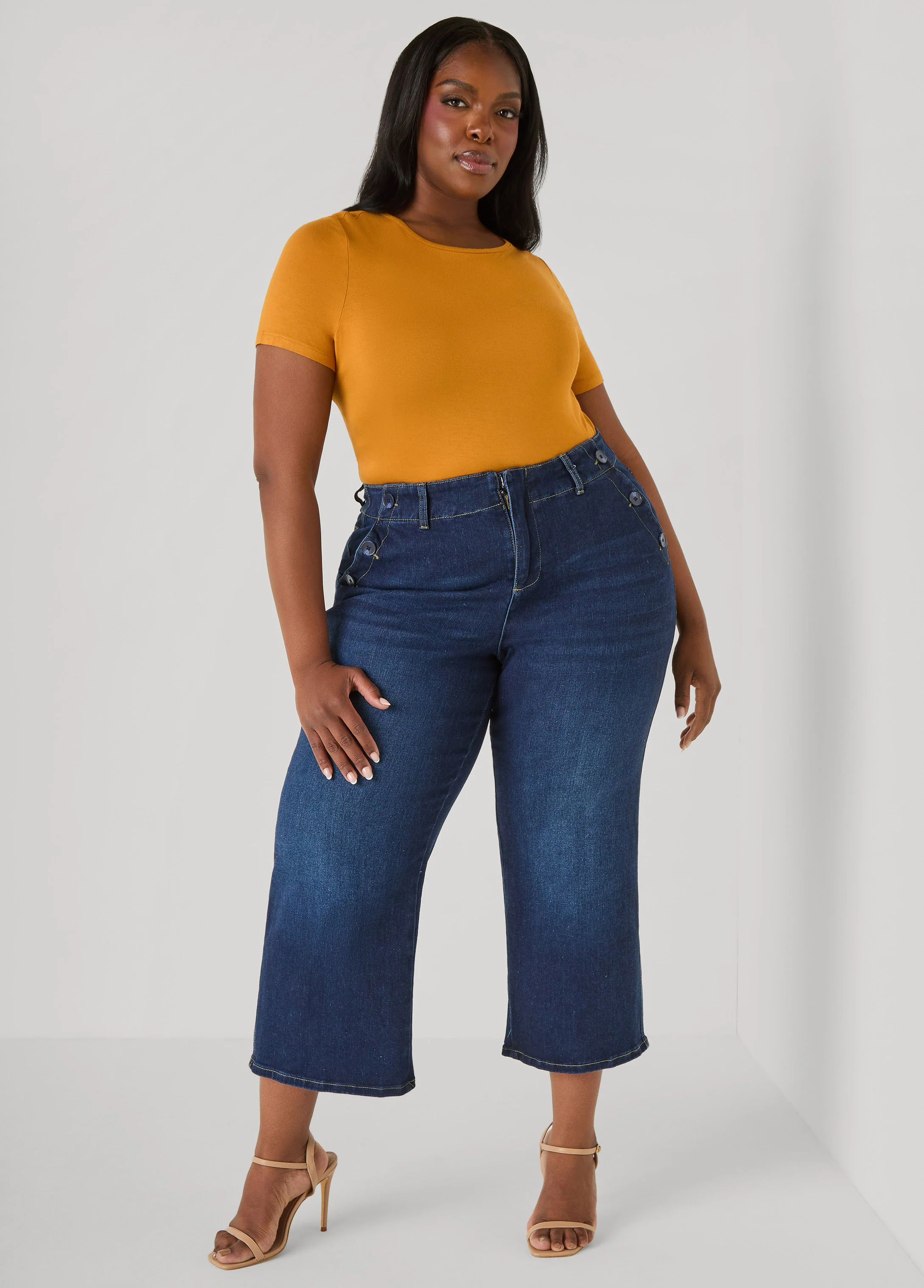 Denim Sailor Capris - Image 3