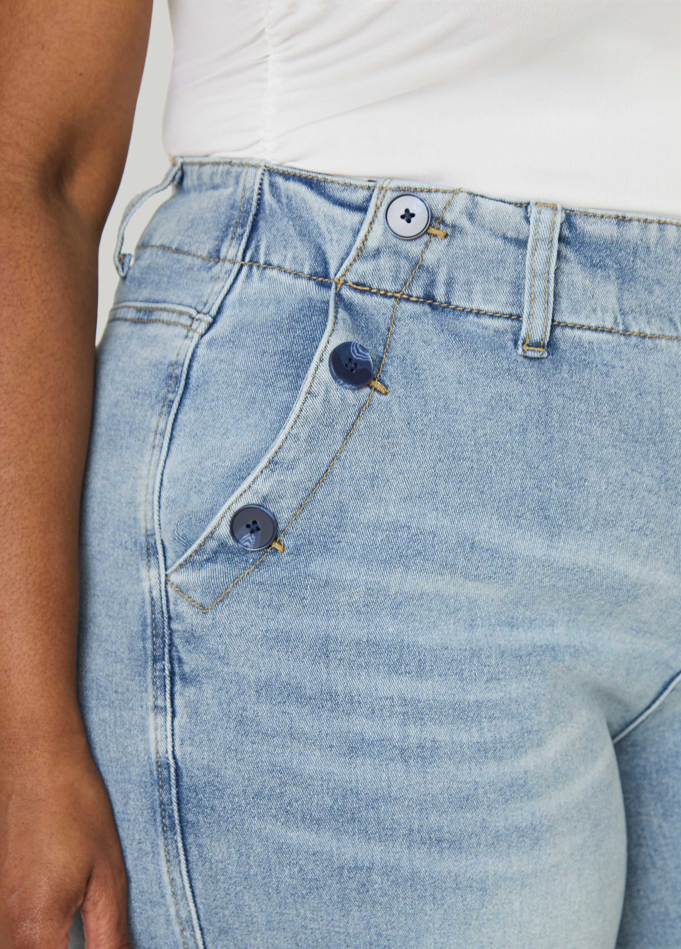 Denim Sailor Capris - Image 8