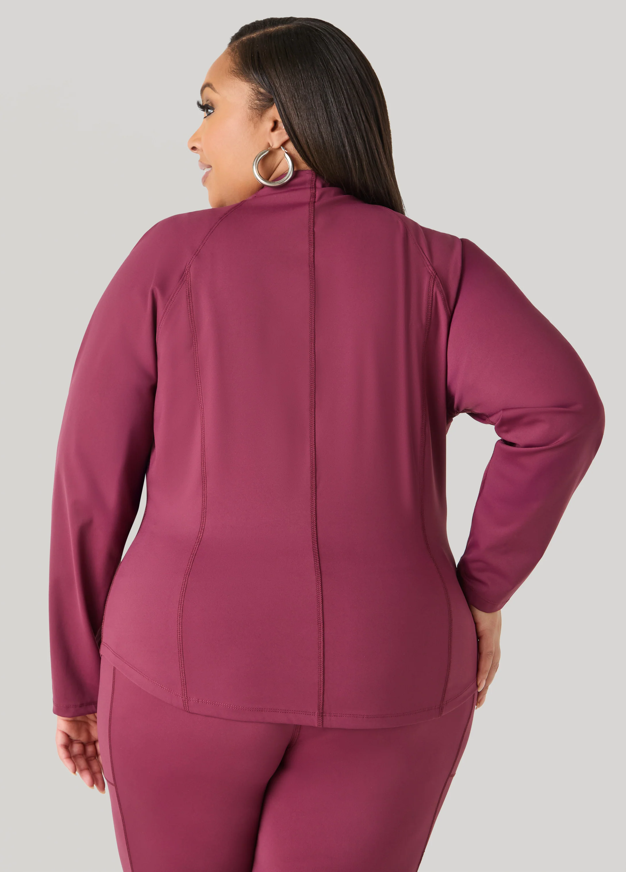 Zip Front Athletic Jacket - Image 5