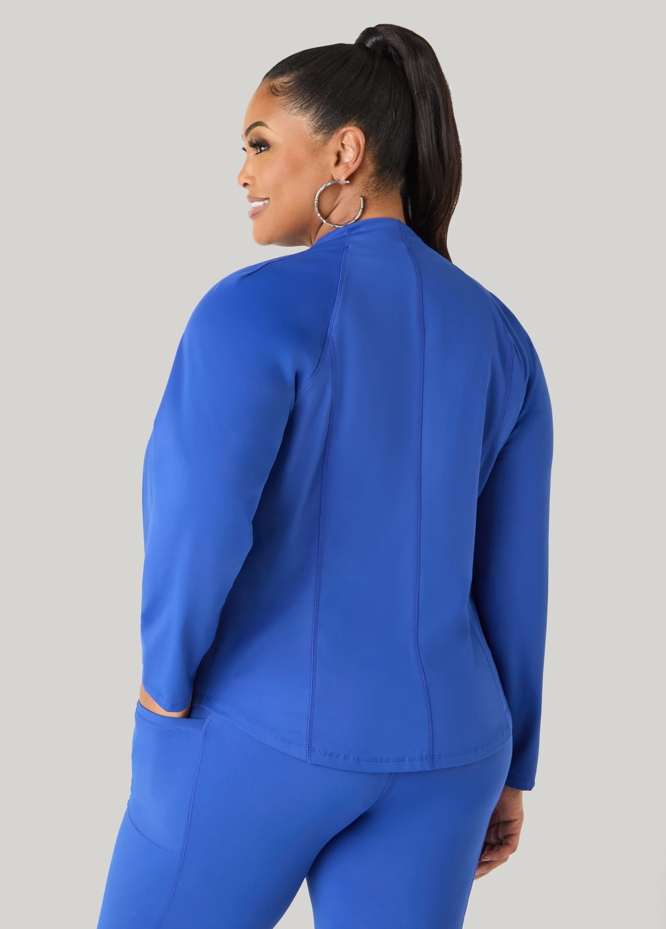 Zip Front Athletic Jacket - Image 9